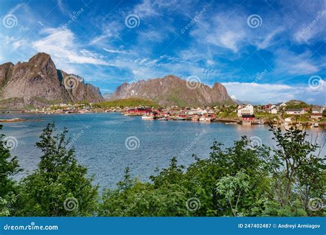 Lofoten Is An Archipelago In The County Of Nordland Norway Stock Image