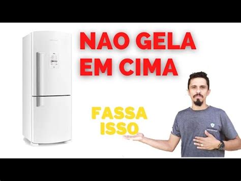 Geladeira Brastemp Inverse BRE50 Não Gela em Cima RESOLVA HOJE MESMO