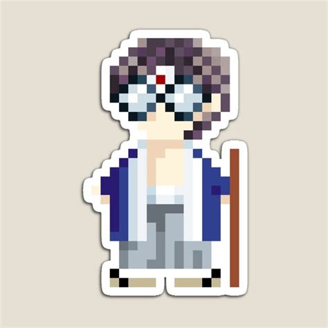 Gintama Shimura Shinpachi Pixel Art Ver 2 Terakado Tsuu S Imperial