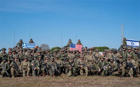 IDF Wraps Up Joint Drill In Greece With Greek US Infantry Troops The