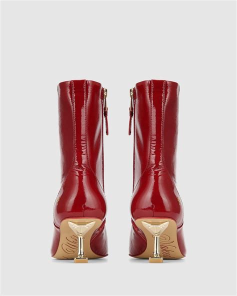 Naked Wolfe Tempting Crinkle Patent Leather In Red Lyst