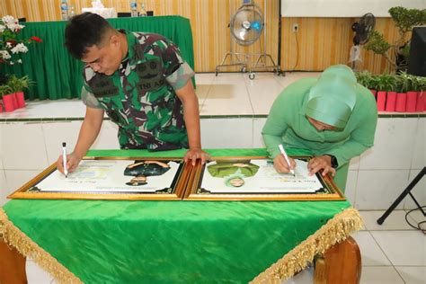 Pisah Sambut Dandim Lb Diwarnai Penulisan Pesan Dan Kesan Letkol