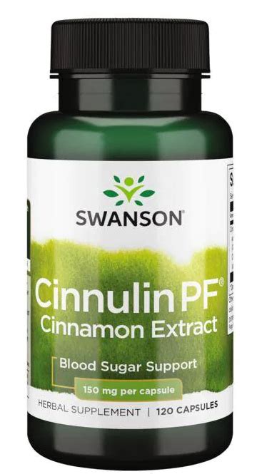 Cinnulin Pf Cinnamon Extract Экстракт корицы 150 мг 120 капсул