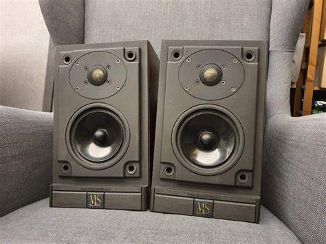 Mordaunt Short MS 10i Hifi Audio Bookshelf Speakers Made In UK