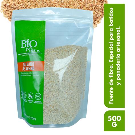 Salvado De Avena 500g BioPlaza Productos Saludables