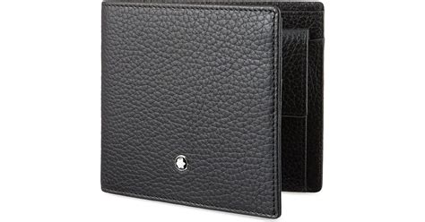 Montblanc Meisterstück Leather Wallet in Black | Lyst