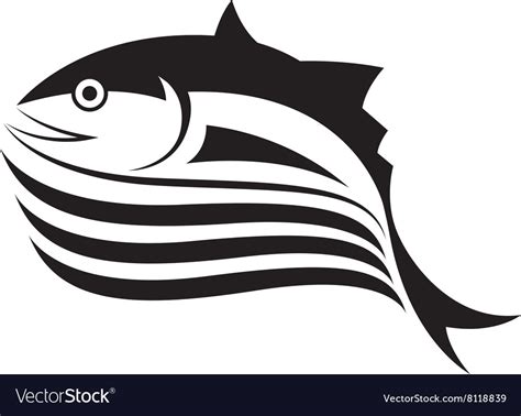 Graphic fish Royalty Free Vector Image - VectorStock