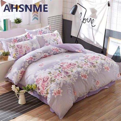 Floral Duvet Cover Set with Bed Sheet & Pillowcases (6 styles)