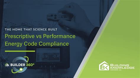 Prescriptive Vs Performance Energy Code Compliance Net Zero Ready