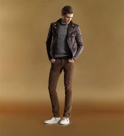 What To Wear Brown Leather Jacket Brown Corduroy Pants Brown Belt