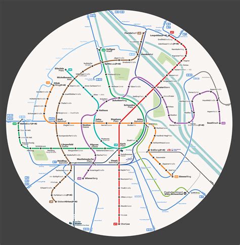 (Unfinished) 2030 Vienna U-Bahn & S-Bahn transit map [Diagram] [OC] : r ...