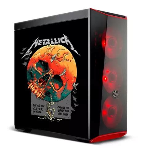 Adesivo Skin Gabinete Computador Metallica C06 Heavy Metal Mercadolivre