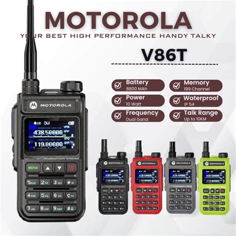 Promo Radio Ht Motorola V T Dualband Handy Talky Mah Watt