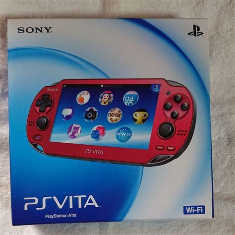 Unused Sony Playstation Vita Ps Vita Wi Fi Model Cosmic Red Pch