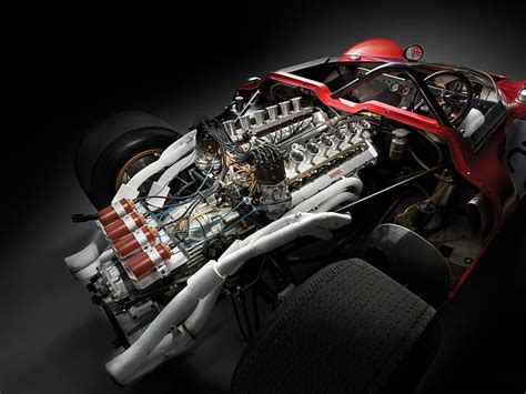 Can Am Classic Engine Ferrari Race Racing Hd Wallpaper