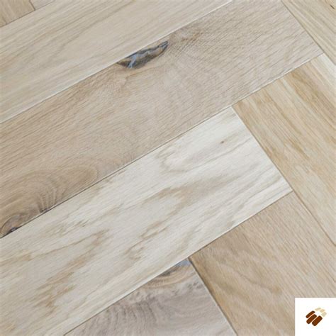 V4 Wood Flooring Deco Parquet Herringbone ZB107 Unfinished Rustic Oak