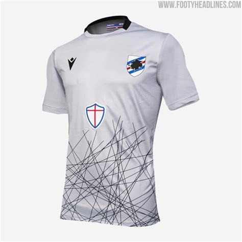 Macron Sampdoria Home Away Third Kits Released Footy Headlines