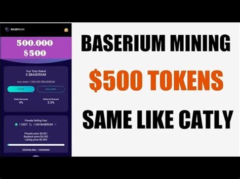 BASERIUM MINING AIRDROP SAME LIKE CATLY CLAIM 500 BASERIUM TOKENS