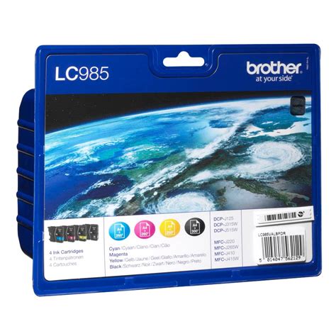 Brother LC 985 Tinten Multipack CMYK 4er Set