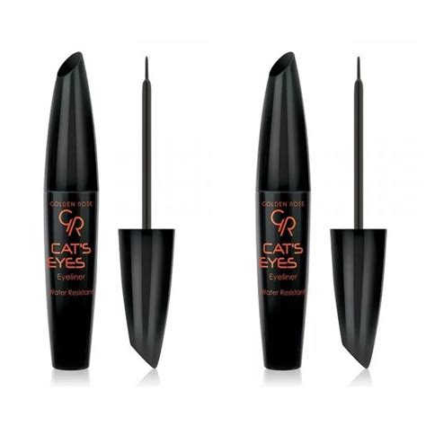 Golden Rose Подводка для глаз Cat's Eyes Liner Black, 2шт - купить с ...