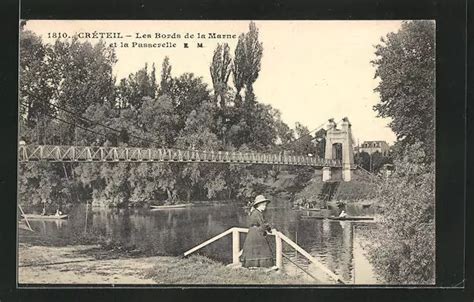 CPA CRETEIL LES Bords De La Marne Et La Passerelle EUR 2 00 PicClick FR