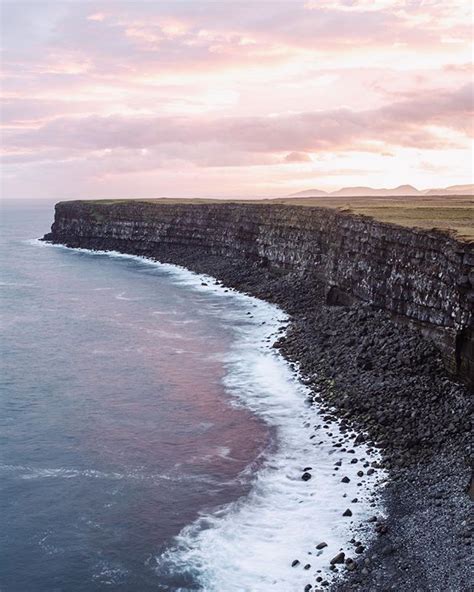 Breathtaking Sunset Over Reykjanes Peninsula, Iceland