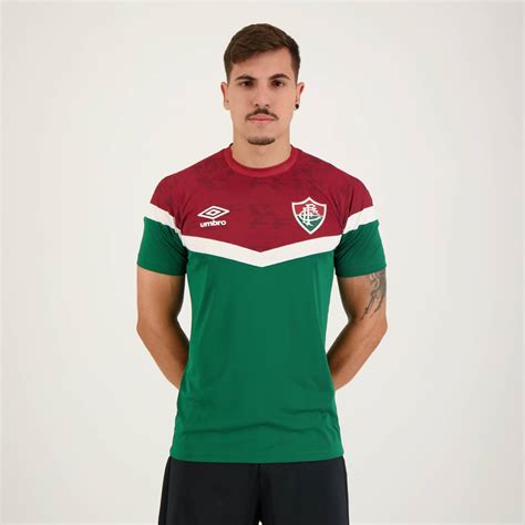 Camisa Umbro Fluminense Treino 2023 Verde FutFanatics