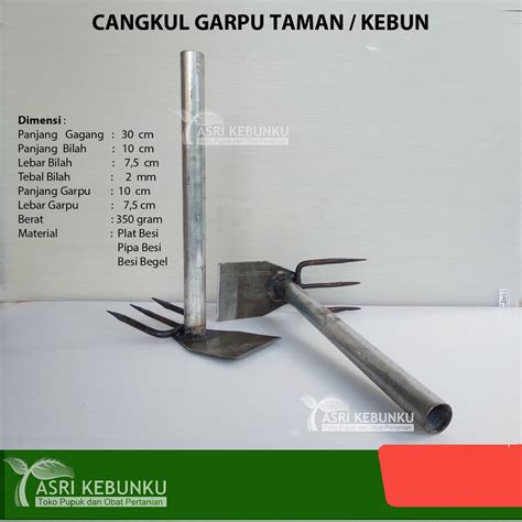 Jual Cangkul Garpu Kecil Alat Berkrbun Perkakas Pertanian Shopee