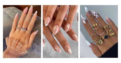 Nude And White Nails Chic Mani Designs Beauty Revival