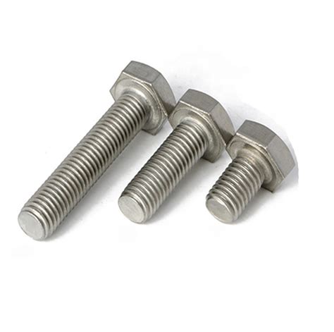 M6X30 Hex Bolt In Titanium Gr2 DIN933 And Nuts DIN934 Titanium Bolts