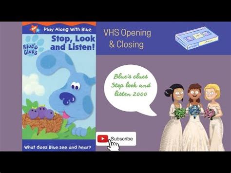 Closing To Blue S Clues Stop Look And Listen Vhs Closing To Blue The Best Porn Website