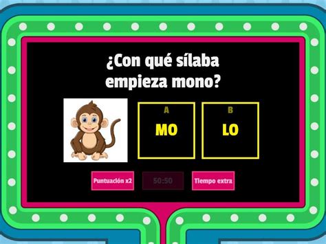 Silaba Inicial Gameshow Quiz