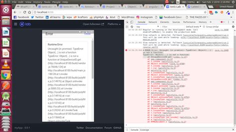 Ionic In Error Error Uncaught In Promise Typeerror Object