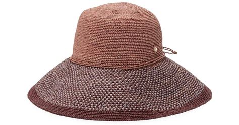 Helen Kaminski Provence Bucket Hat In Brown Lyst