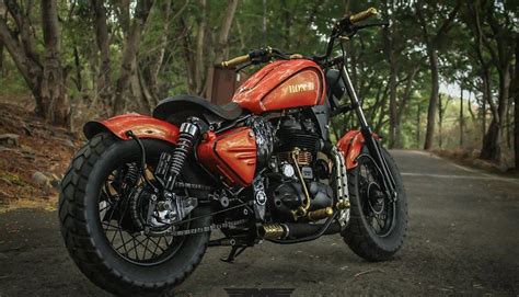 Re Classic 500 Bobber By Maratha Motorcycles Custom Cafè Racer