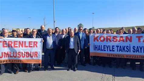 Taksiciler meslektaşlarının öldürülmesini protesto etti Ekonomim