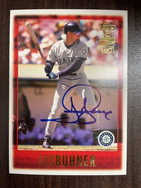 Yahoo Jay Buhner Topps Archives Auto