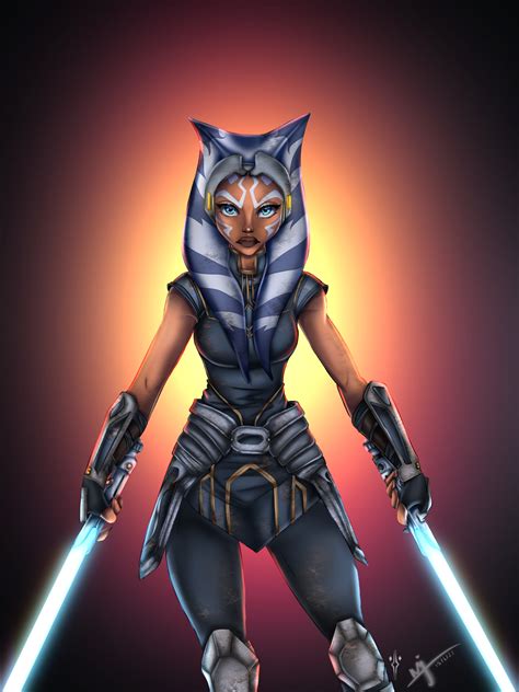 Artstation Ahsoka Illustration