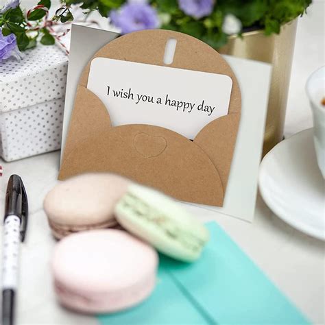 Amazon 10 Pcs Gift Card Envelopes Kraft Paper Gift Card