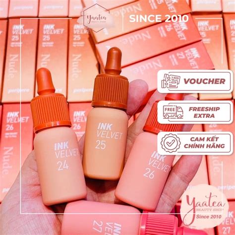 NEW Son Kem Peripera INK Velvet Nude Shopee Việt Nam