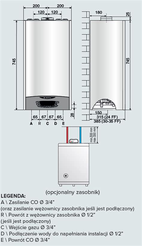 Ariston CLAS ONE SYSTEM 24 kW kocioł kondensacyjny gazowy