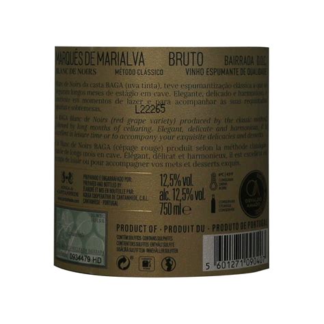 Marquês De Marialva Baga Blanc De Noirs Branco Cave Lusa