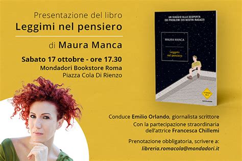 Leggimi Nel Pensiero La Presentazione Dellultimo Libro Di Maura Manca