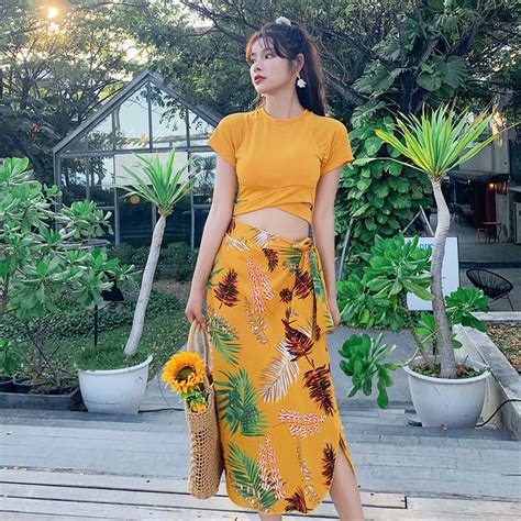 Surf Women S Swimsuit Three Piece Plus Size Bikini Korean Sexy Swimsuit