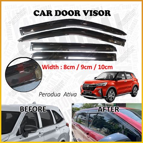 Air Press Window Door Visor Wind Deflector Avoid Rain Water Kening