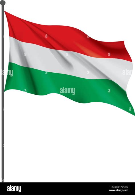 Hungary Flag Vector Illustration Stock Vector Image Art Alamy