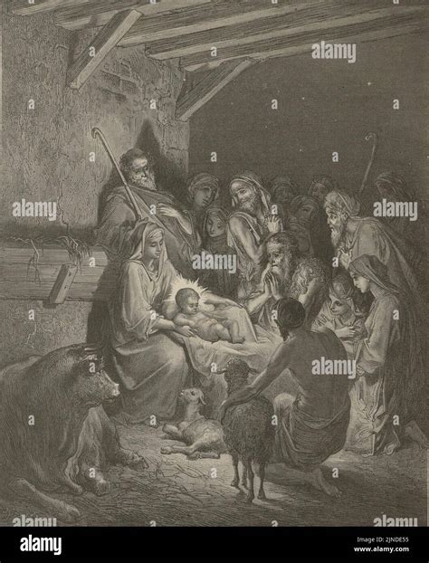 The Birth of Jesus Stock Photo - Alamy