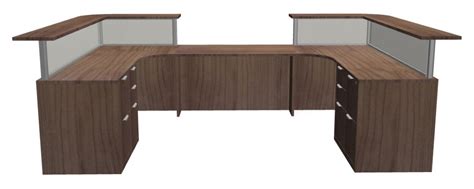 Double Reception Desk - PL Laminate