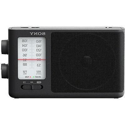 Sony Icf Analog Tuning Portable Fm Am Radio