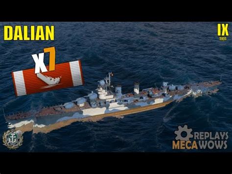 Dalian 7 Kills 102k Damage World Of Warships Gameplay YouTube